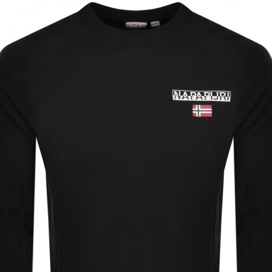 Alternative Image for ProductNapapijri B-Ice Crew Sweatshirt Black2